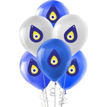 Hilal Ticaret Kika Balon Baskılı Pastel 100'LÜ Nazar Boncuğu