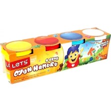 Fima Lets 4 Renk 460 gr Oyun Hamuru
