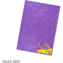 Kırmızı Elma Red Apple Simli Kağıt Mor 50X70 10'lu Paket