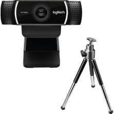 Egecen Logıtech 960-001088, C922, Pro Strem 1080P/30 Fps, Otomatik Işık Düzeltimi, Dahili Çift Mikrofonlu, Full Hd, Webcam