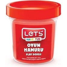 Fima Lets Tek Renk Kırmızı 115 Gr.şeffaf Bardak Oyun Hamuru