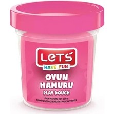 Fima Lets Tek Renk Pembe 115 Gr. Şeffaf Bardak Oyun Hamuru