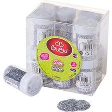 Ceren Kırtasiye Bu-Bu Toz Sim Gümüş Renk 8gr 12’li Paket