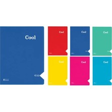 Keskin Color Defter A4 Plastik Kapak Spiralli Cool 96 Yaprak Çizgili