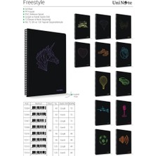 Çınar Defter Freestyle Pp Kapaklı A4 Spiralli 72 Yaprak Çizgili Defter 12'li Paket