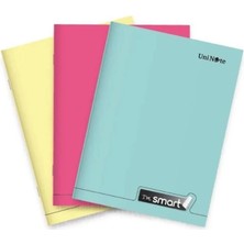 Çınar Defter I'am Smart Plastik Kapak Dikişli 100 Yaprak Kareli A4 Defter 12'li Paket