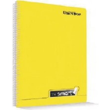 Çınar Defter I'am Smart Plastik Kapak Spiralli 60 Yaprak Kareli A4 Defter 12'li Paket