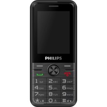 Egecen Phılıps Xenium E6500, 128MB, Siyah, 48MB Ram, 2,4inc Ekran, Arka Kamera, 4g Çift Sim Desteği, Fm Radyo, 1700MAH Pil, El Feneri, Türkiye Kvk Garantili