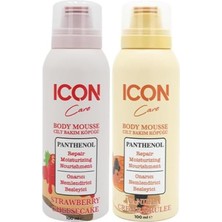 Mey İthalat Cilt Bakım Köpüğü Vanılla CREME100 ml + Strawberry & Cheesecake 100 Ml-
