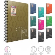 Plenty Spiralli Seperatörlü Plastik Kapak A4 140 Yaprak 4+3 Defter (1065) Gıpta