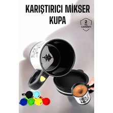 Meks Yazılı Kupa Kendi Kendini Karıştıran Mikser Kupa Termos Bardak