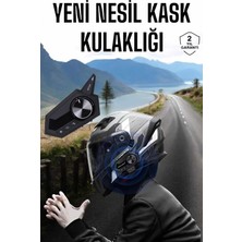 Meks Intercom Kask Kulaklığı Anc Özelliği Yüksek Ses Kaliteli Bluetooth Kulaklık