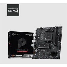 Egecen Msı Pro B550M-B Ddr4 4600MHZ 1xhdmı 2xm.2 Matx Am4 (Amd Am4 5000/5000G/4000G/3000/3000G Serileri Ile Uyumlu)