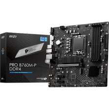 Egecen Msı Pro B760M-P Ddr4 4600MHZ 1xhdmı 1xdp 2xm.2 USB 3.2 Atx 1700P (12. / 13. ve 14. Nesil Işlemci Uyumlu)
