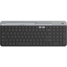 Egecen Logıtech K580 Q Slım Multı-Devıce Bluetooth(R) Kablosuz Klavye Siyah 920-010624