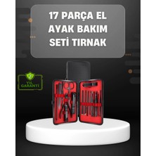 Meks 17 Parçalık Profesyonel Manikür Seti – Paslanmaz Çelik