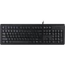Egecen A4 Tech Kr-92 Q Tr mm Siyah USB Kablolu Klavye