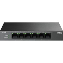 Egecen Tp-Lınk LS106LP, Green Tech, 6 Port, Megabit, 4 Port Poe 41W, Metal Kasa, Yönetilemez, Masaüstü Switch