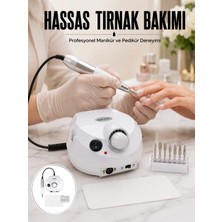 Meks Profesyonel Tırnak Freze Makinesi Çok Fonksiyonlu Manikür Pedikür Seti Yeni Nesil