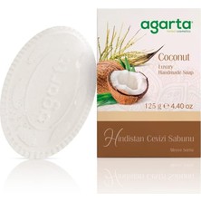 Mey İthalat Agarta Doğal El Yapımı Hindistan Cevizi Sabunu, 4.5 Oz, El Sabunu, Vücut Sabunu, Cilt Sabunu, Güzellik Sabunu, Temizlik,