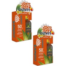 Mey İthalat Ostwint Spf 50+ Güneş Kremi 100 ml E Vitaminli + Aloe Vera Jel 100 ml Set