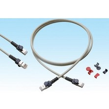 Egecen CAT6A S/ftp Patch Cord Lsoh 2m Gri