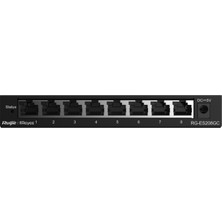 Egecen Ruıjıe Reyee RG-ES208GC  8 Port Gigabit , Colud Yönetilebilir Switch  Metal Kasa