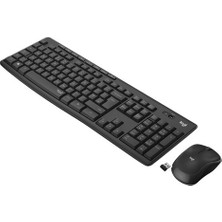 Egecen Logitech MK295 Q Kablosuz USB Siyah Multimedya Klavye/mouse Set 920-009804
