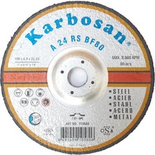 Egecen Karbosan Metal Taşlama Diski 180X8,0X22,23