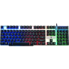 Egecen Frısby FK-G508QU USB Q Tr 3 Renklı Işıklı Kablolu Klavye