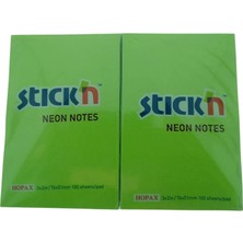 Gıpta Stick'n Post-It Neon Yeşil 76X51 100 Yp 12'li Paket
