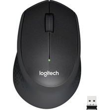 Egecen Logıtech M330 Sessiz Kablosuz USB Optik Mouse Siyah 910-004909