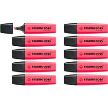 Stabilo Fosforlu Kalem Boss Pastel Pembe 10'lu Paket