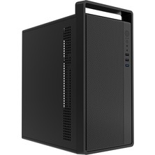 Egecen Frısby FC-2745B, 1X120MM Fan, Siyah, 550W, USB 3.0, Matx, Mini Tower, Kulplu Kurumsal Kasa