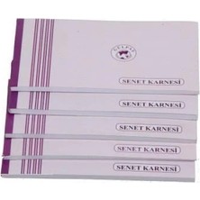 Gülpaş Senet Karnesi Karton Kapaklı 50 Yaprak