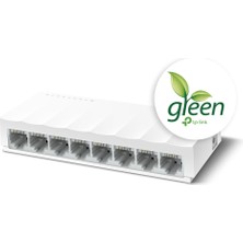 Egecen Tp-Lınk LS1008, Green Tech, 8 Port, Megabit, Yönetilemez, Masaüstü Switch