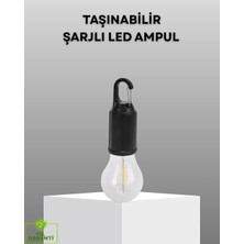Meks Şarjlı Kancalı LED Lamba – Kamp, Balkon ve Acil Durum Işığı