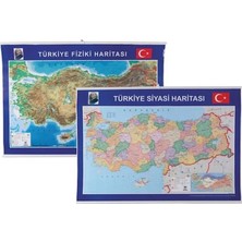 Gülpaş Harita Türkiye Fiziki ve Siyasi Çıtalı