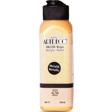 Lisans Artdeco Akrilik Boya 140ML Metalik Altın 3721
