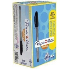 Paper Mate Inkjoy Tükenmez 100 Kapaklı Uç M Siyah 50'li Kutu