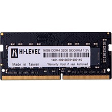 Egecen Hı-Level 16GB Ddr4 3200MHZ CL22 Notebook Ram HLV-SOPC25600D4/16G (1.2V)