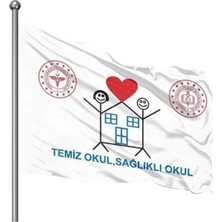 Buket Bayrakçılık Buket BKT-170 70X105 cm Temiz Okul Flaması