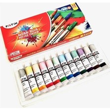 Fatih Kalem Fatih Akrilik Boya 12 ml Karışık 12 Renk
