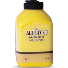 Lisans Artdeco Akrilik Boya 500ML Sarı 3601