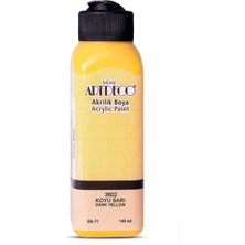 Lisans Artdeco Akrilik Boya 140ML Koyu Sarı