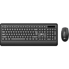 Egecen Lenovo Lecoo Q Kablosuz Siyah Multimedya Klavye/mouse Set KW202