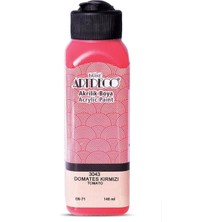 Lisans Artdeco Akrilik Boya 140ML Domates Kırmızı