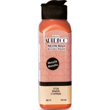 Lisans Artdeco Akrilik Boya 140ML Metalik Bakır 3728