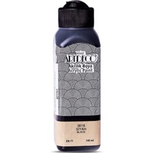 Lisans Artdeco Akrilik Boya 140ML Siyah