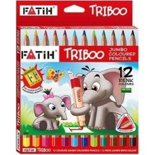Fatih Kalem Fatih 12 Renk Tam Boy Trıboo Natu Jumbo Kuru Boya